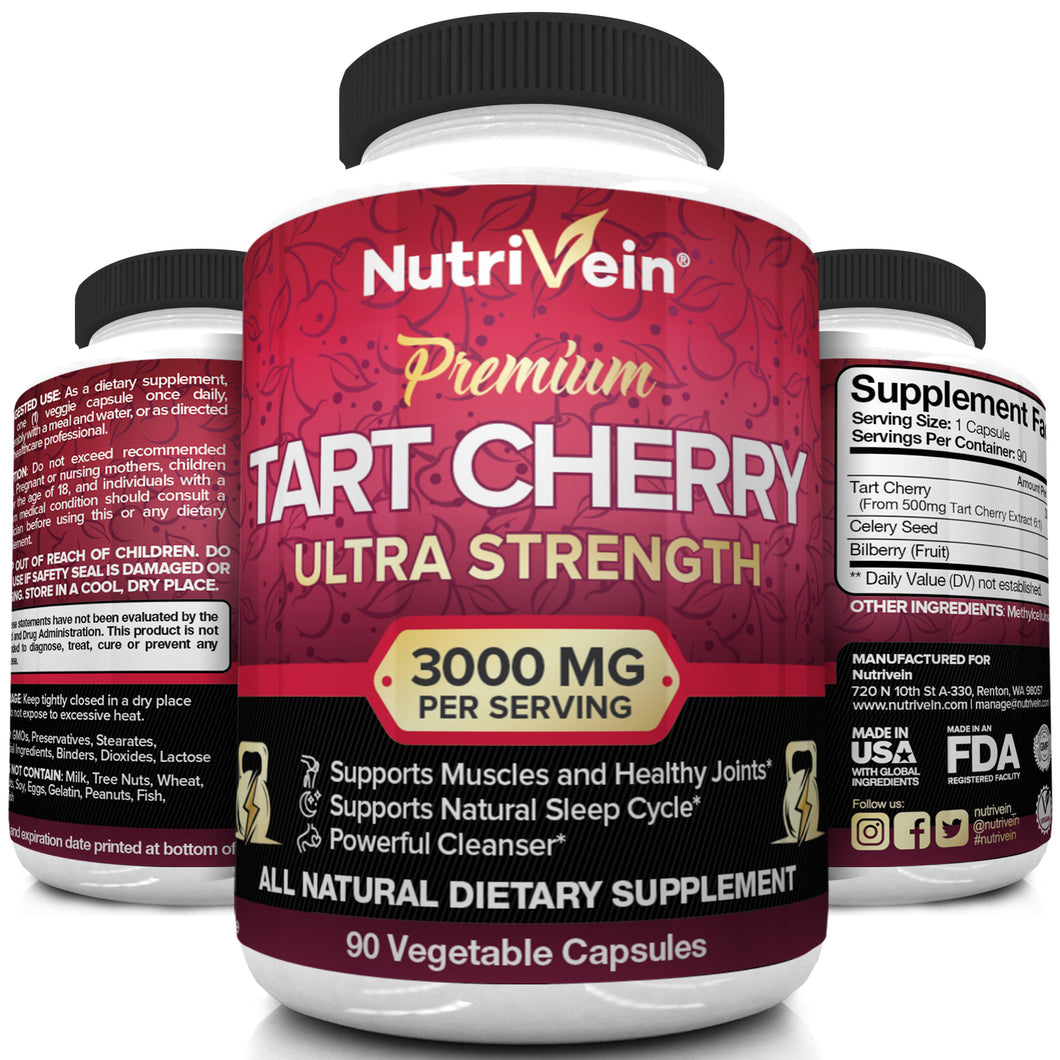 when to take tart cherry capsules for sleep