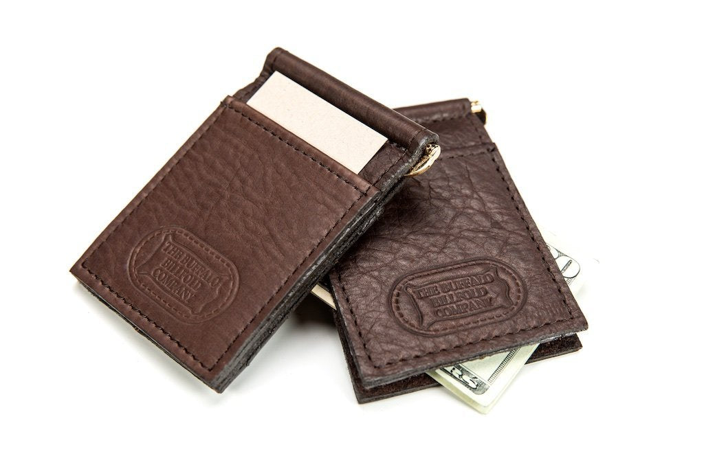 Utah Leather Wallet Bifold State 100% Genuine Buffalo Premium