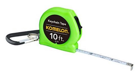 Measuring Key Chain Tape