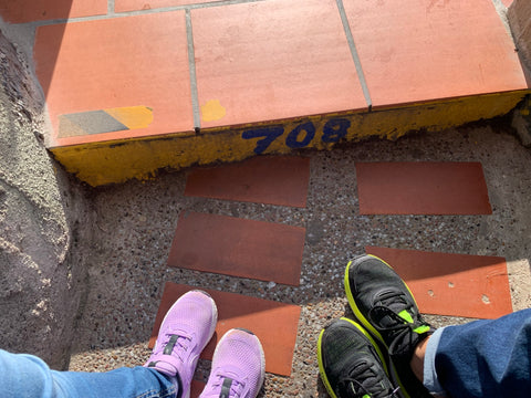 Steps to the top of el Penol
