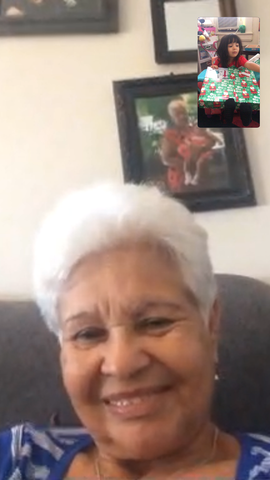 Face timing during Christmas