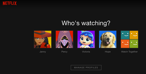 Child Netflix Profile