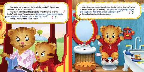 Daniel Tiger's Potty Training Book