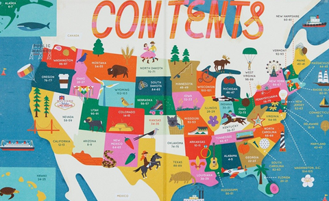 The 50 States: Explore the U.S.A. with 50 fact-filled maps inner 