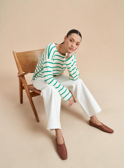 Picture of Long Sleeve Breton Tee