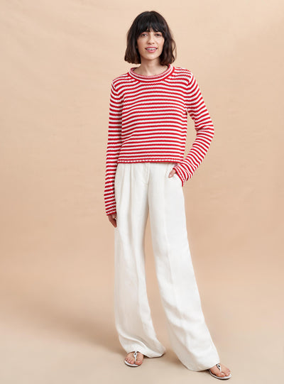 Picture of Mini Marina Sweater Fine Stripe