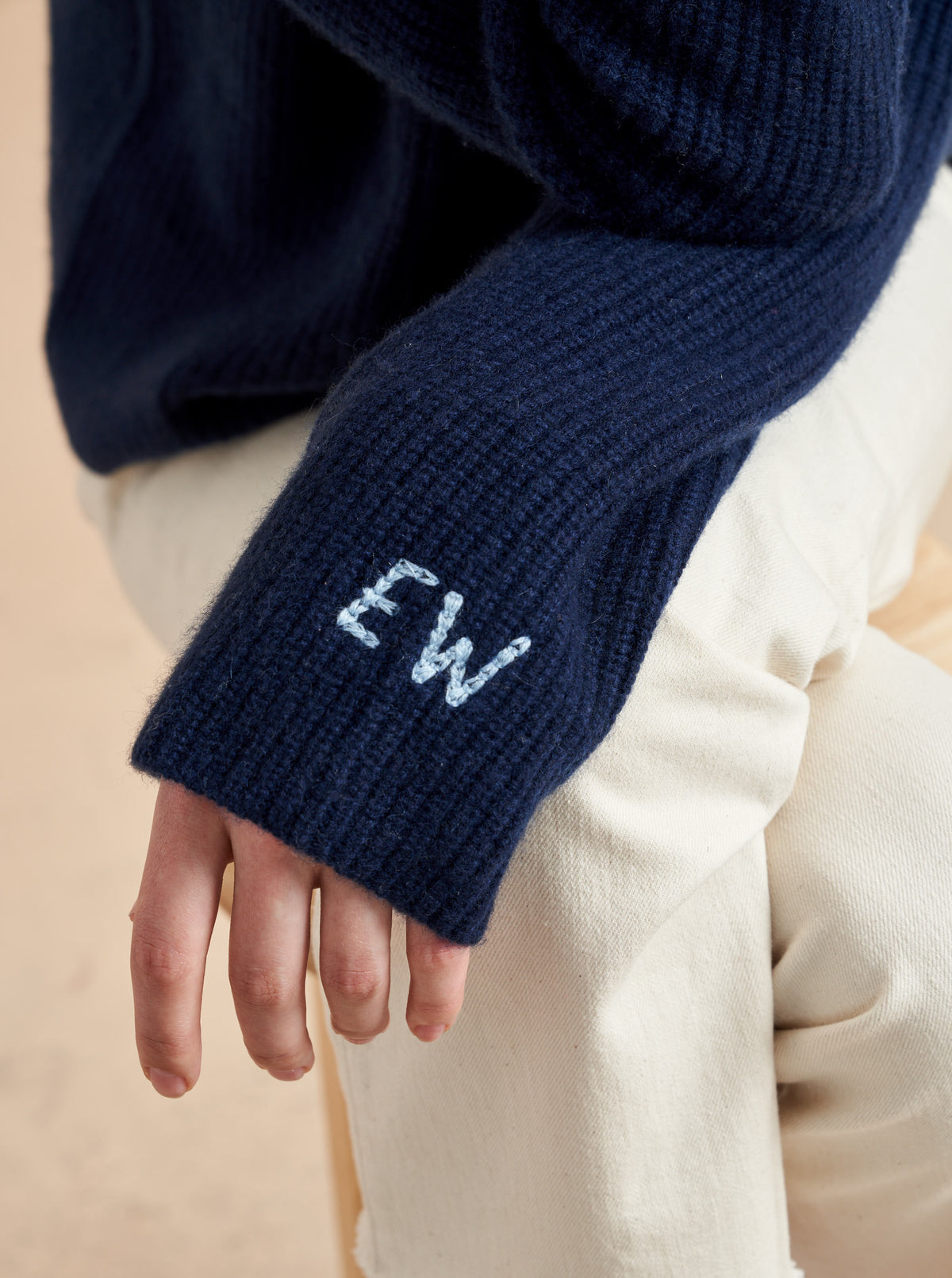 This is it. This is your everyday, never-without, take-with-you-everywhere sweater that will always have your back. Deliciously ribbed cashmere in a loose crewneck and slightly cropped silhouette means you need one in every color for tous les jours. 