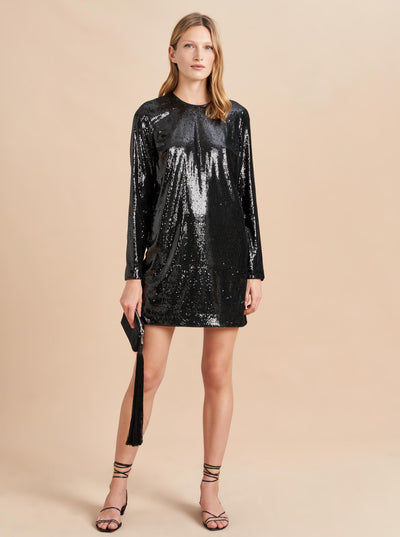 Sequins are no longer just for those special nights out, although this dress could own the night with heels. Sequins are just as fabulous during the day paired with your favorite flats or boots. Or elevate your knit game with a cozy turtleneck (cc The Val or Toujours Turtlenecks) and take Day-to-Night to the next level. 