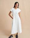 The search for the perfect t-shirt dress is over. This maxi style, in 100% organic cotton, features a slightly A-line silhouette and comes with a removable belt so you can decide how much shape you want and not to worry, like most of our best selling dresses, this too comes with pockets. You can thank us later.