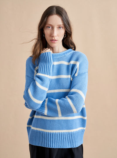 Picture of model wearing the Marina Sweater