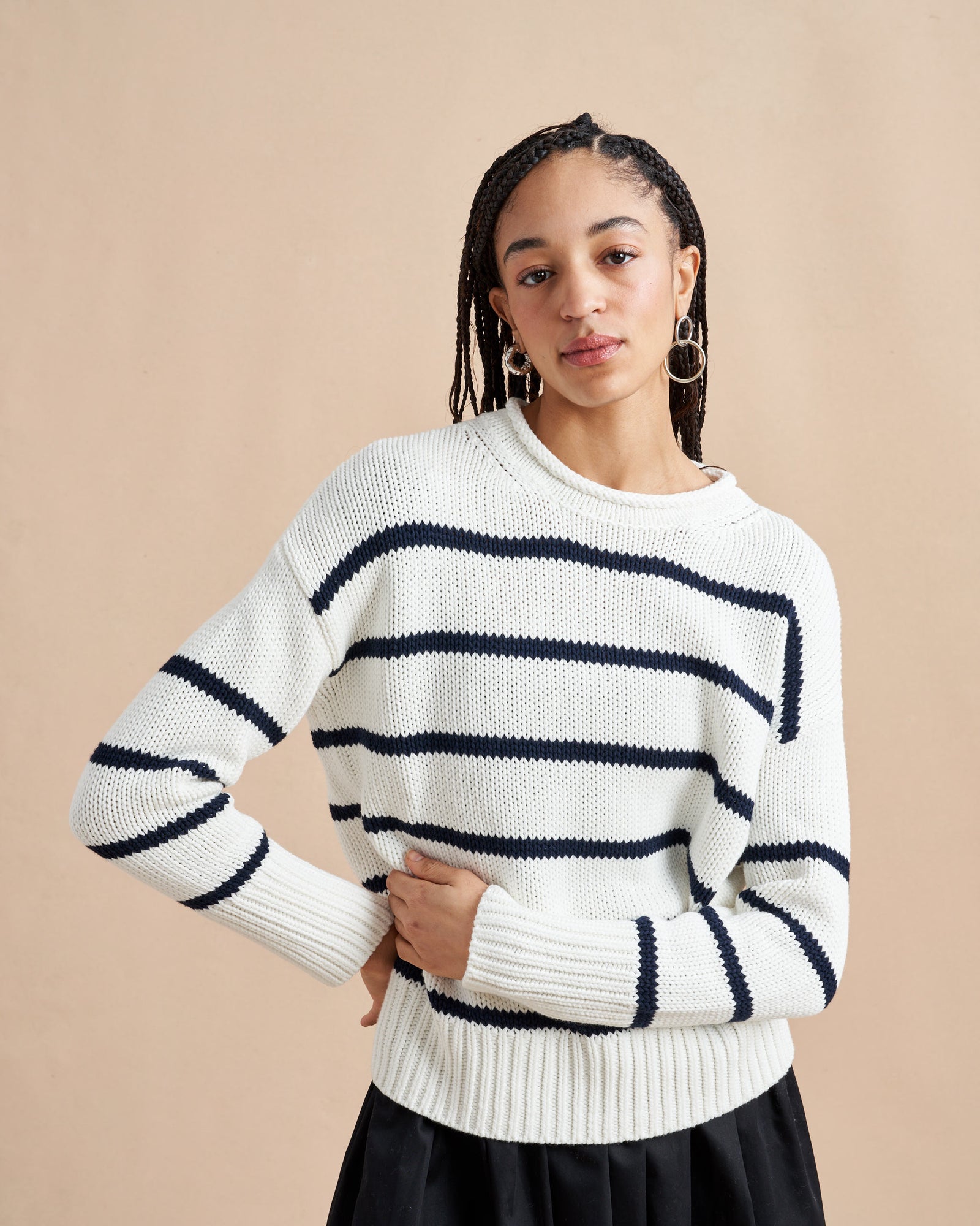 Marina Sweater Stripe | La Ligne NYC