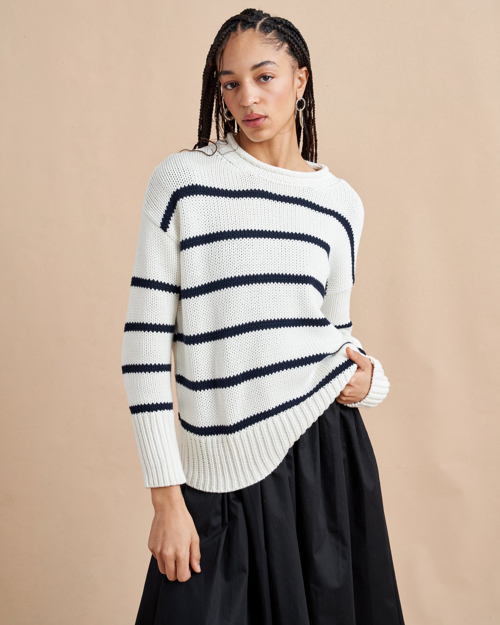 Marina Sweater Stripe | La Ligne NYC