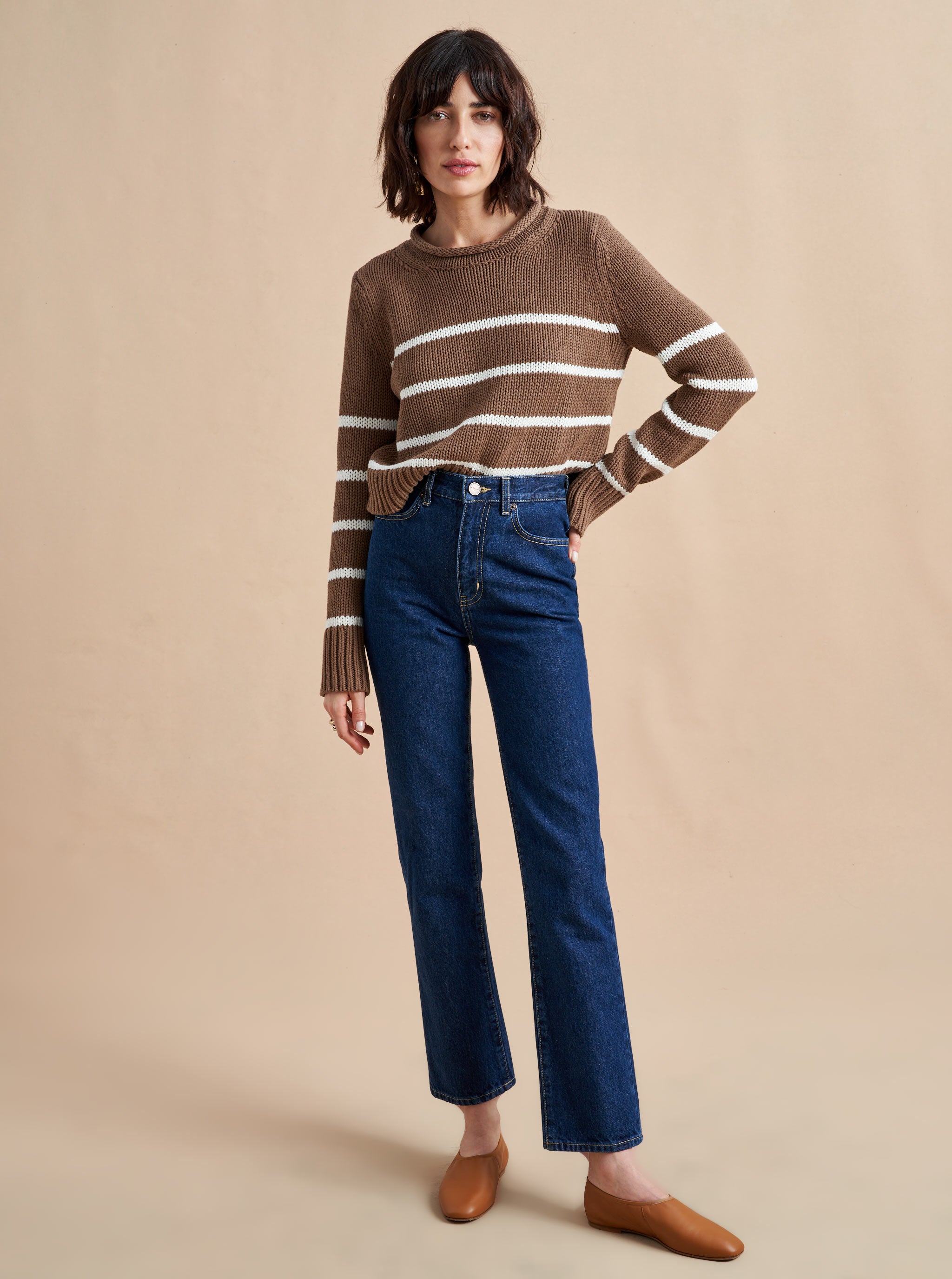 Mini Marina Sweater Stripe | La Ligne NYC