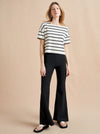 These pants were made for walking, strutting, catwalking, sashaying, strolling-just about any mood you want to bring to your day. Made from a hold-you-in blend of viscose/elastane, these pants give you the perfect line. Pair with oversize sweaters, camisoles and blazers or a simple tee but don't forget l'attitude.