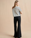 These pants were made for walking, strutting, catwalking, sashaying, strolling-just about any mood you want to bring to your day. Made from a hold-you-in blend of viscose/elastane, these pants give you the perfect line. Pair with oversize sweaters, camisoles and blazers or a simple tee but don't forget l'attitude.