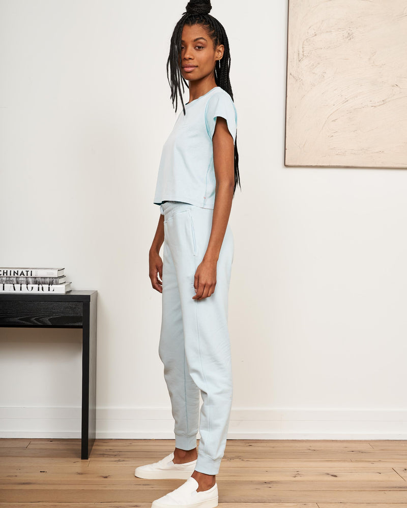 Super (pronounced su-pear and spoken with a little French flair) is how you will feel in this delicious cotton tee. Mix and match it with our Super Joggers and Sweatpants in an array of pastel hues because who said dressing down couldn't be more fun than dressing up.