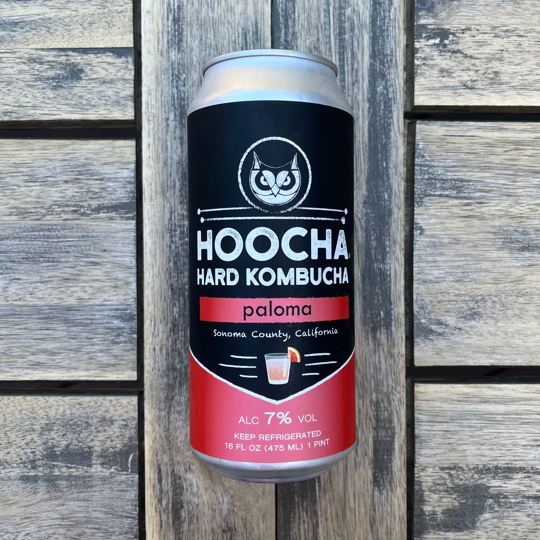 Original Hard Kombucha 4-Pack, 16 oz. Cans - Hoocha