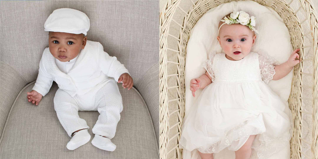 white baptism outfits