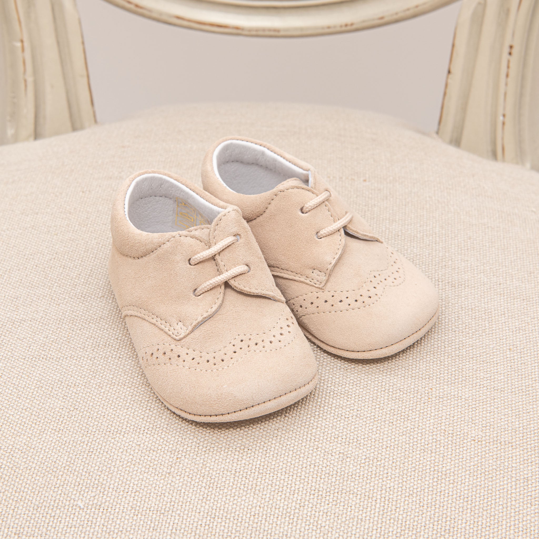 Camel Suede Shoes – Christeninggowns.com