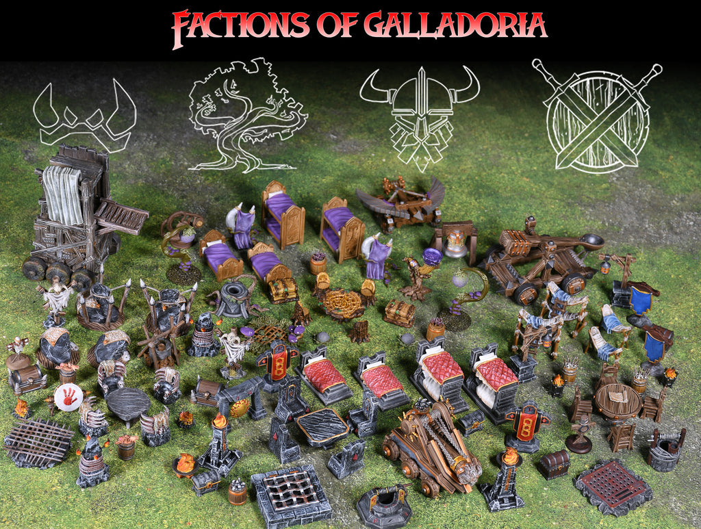 Factions of Galladoria Kickstarter