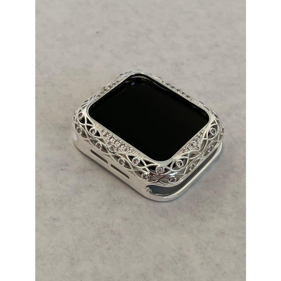 Iwatch Candy - Apple Watch Bezel Cover Silver Lace Design – Apple