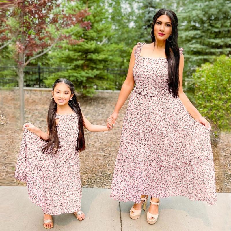 BOHO BLOOM MOMMY & ME FLORAL DRESS SET – B ANN'S BOUTIQUE, LLC