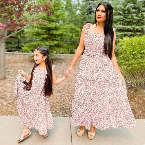 BOHO BLOOM MOMMY & ME FLORAL DRESS SET