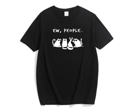 CATS ONLY PLEASE TEE