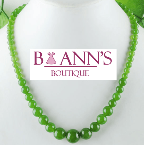 GREEN WITH ENVY BEADED NECKLACE