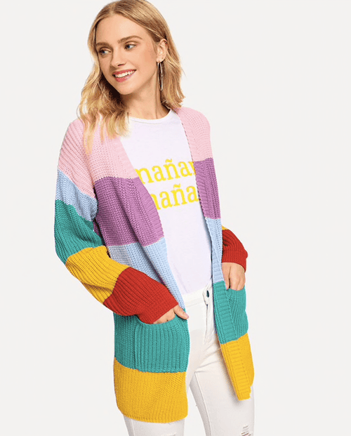 IT’S A COLORFUL WORLD CARDIGAN