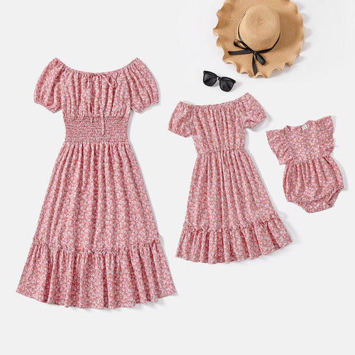 MATCH MADE IN FLORALS: MOMMY & ME DRESS SET