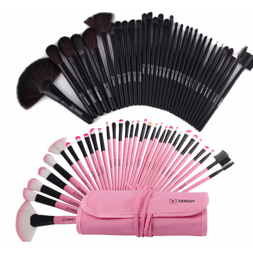 PROFESSIONAL BAG OF MAKEUP BRUSHES -- 32 PIECES