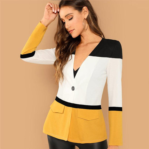 THE COLOR-BLOCK BLAZER