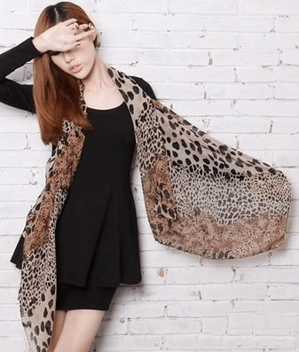 THE LEOPARDESS SCARF