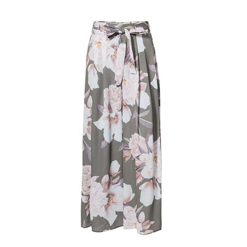 WIDE LEG FLORAL PANTS