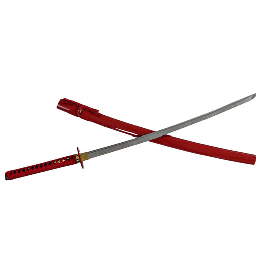 Buy Linqin Folded Red Steel Katana Samurai Sword Online – BladesPro US