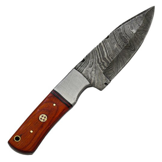 Bmk-165 California King Snake Damascus Skinner Hunting Knife