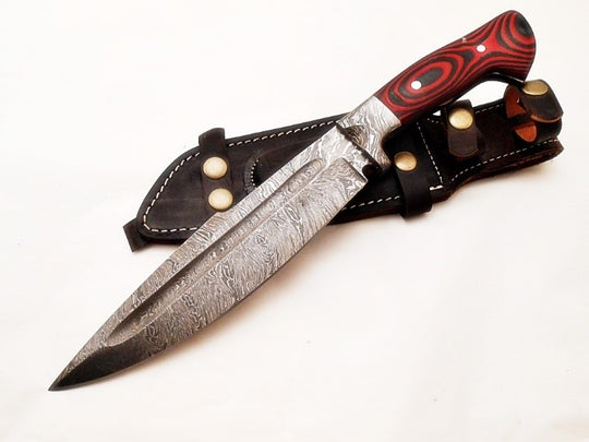 Handmade Damascus Steel Steak Knives Set – The Bowie Knife