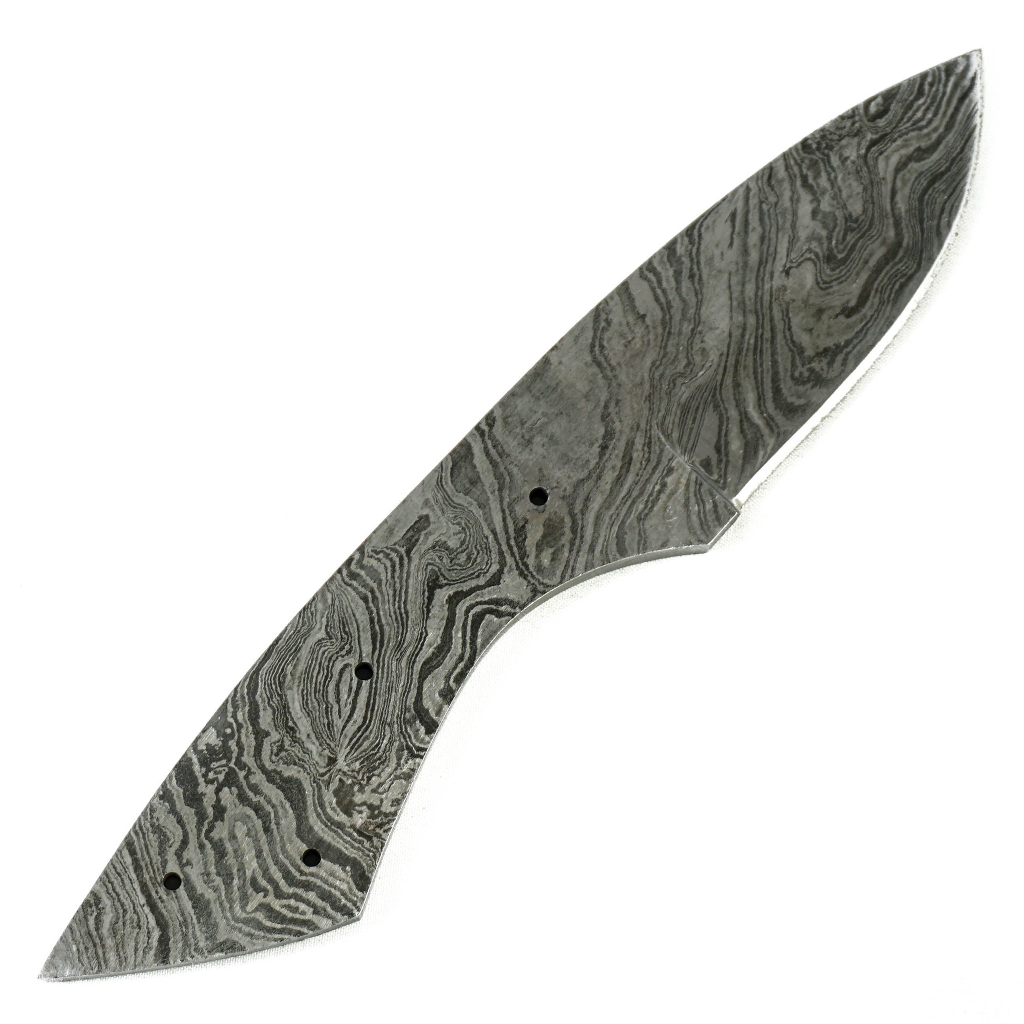 Skinning Knife Blank Skinner Hunting Knife High Carbon Damascus Steel Blade 7 Battling Blades