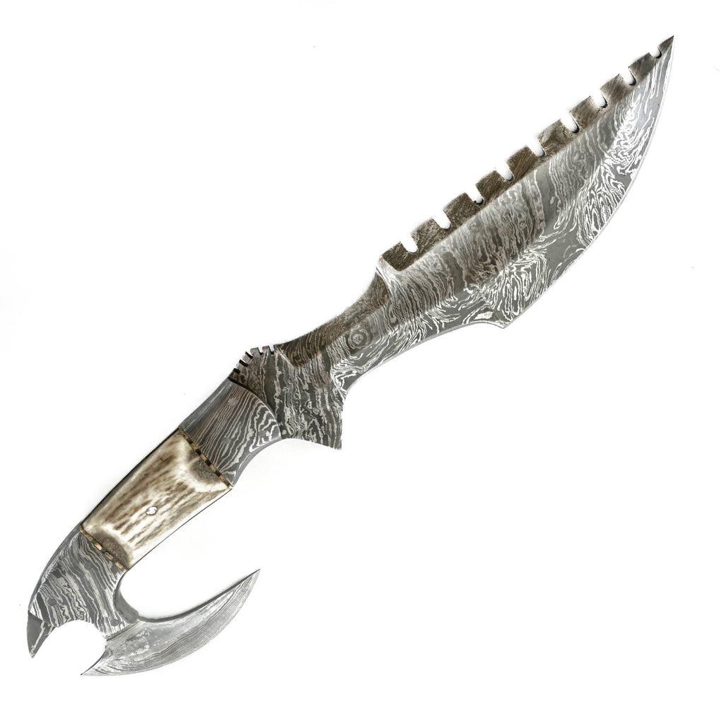 double-bladed-tracker-knife-high-carbon-damascus-steel-blade-hunting-knife