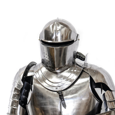 Knight Suit of Armor- Steel - Wearable Suit of Armor with Shield