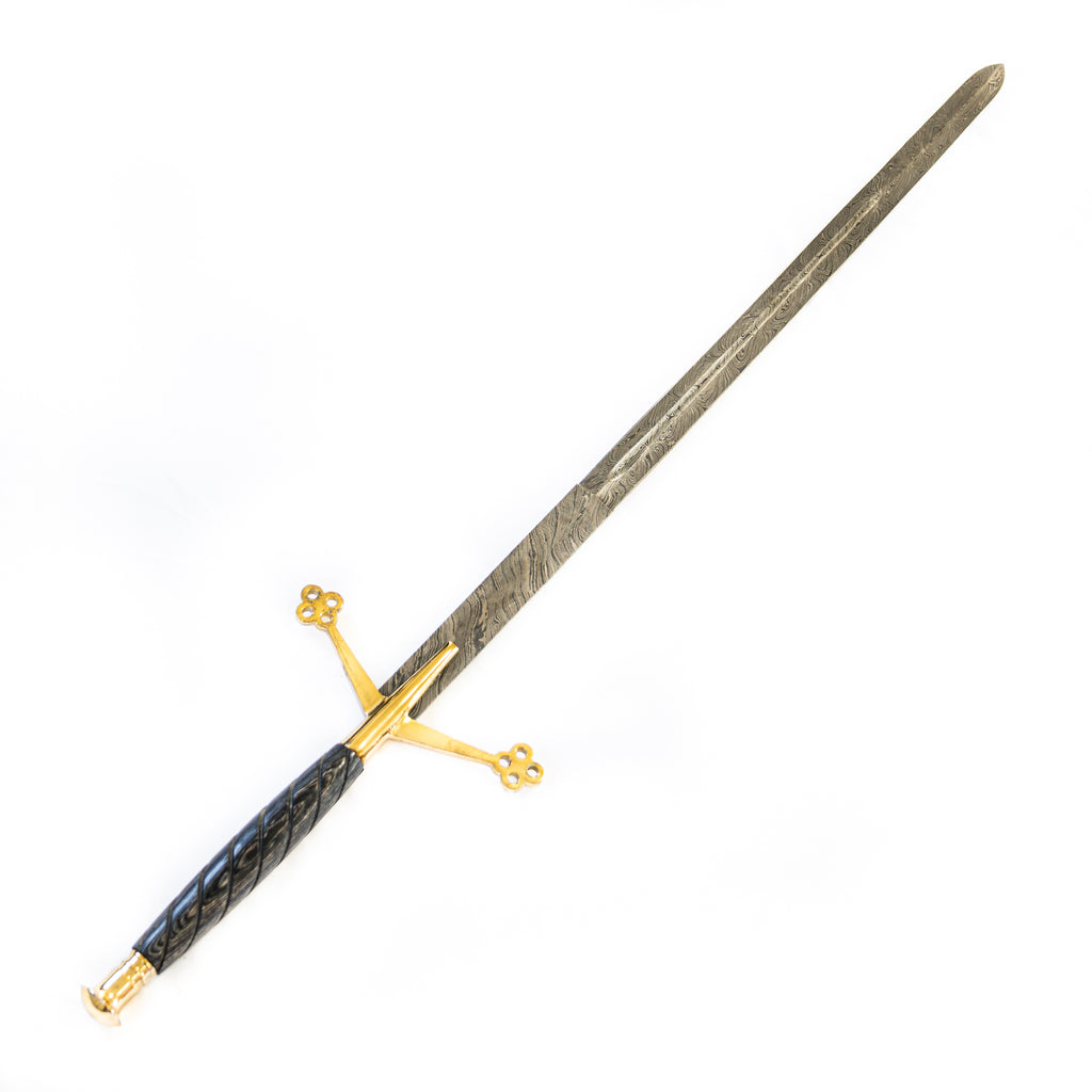 zweihander-sword-two-handed-longsword-high-carbon-damascus-steel-49