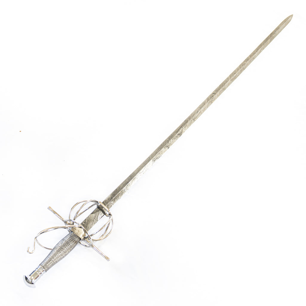 rapier-sword-handmade-high-carbon-damascus-steel-zorro-fencing-46