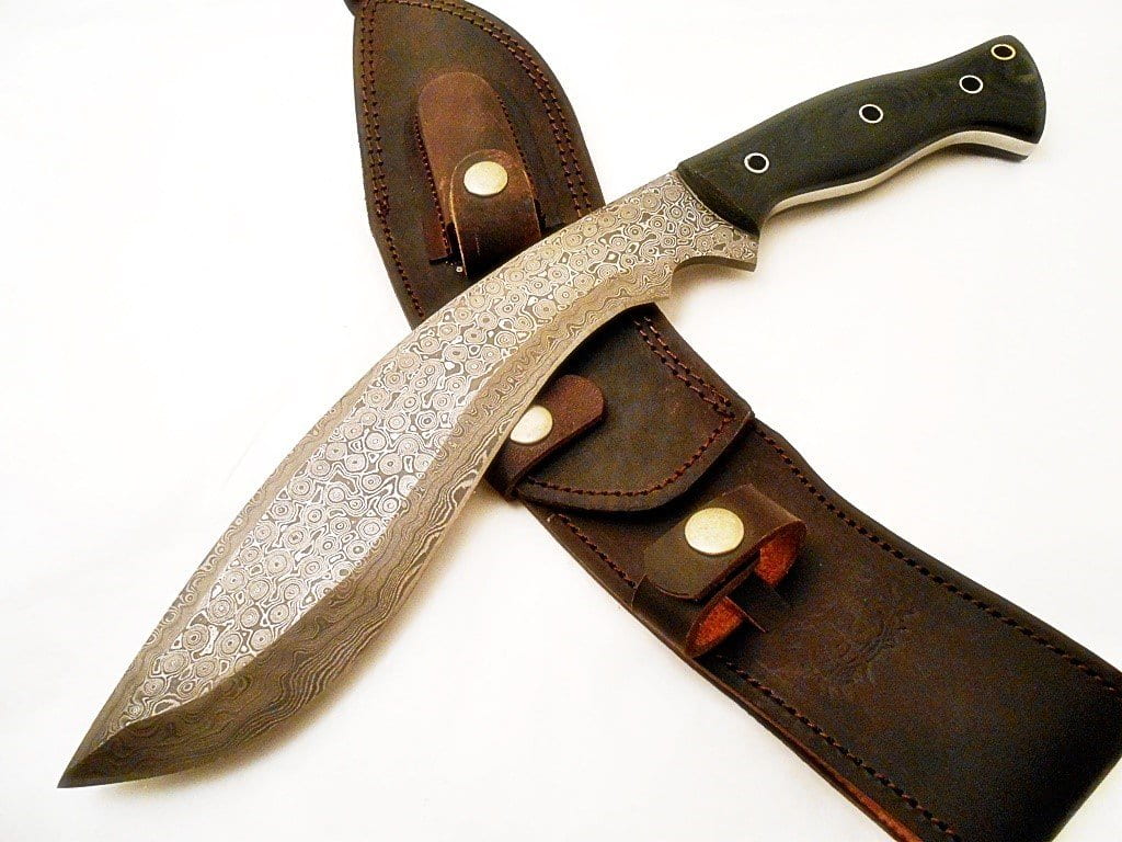 gurkha-kukri-knife-handmade-high-carbon-damascus-steel-machete-knife-sword-15