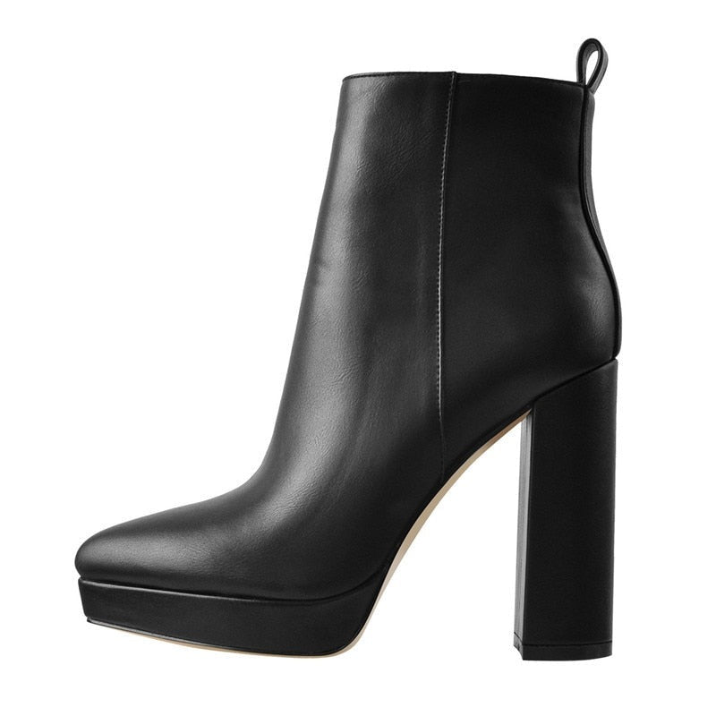 pointed-matte-ankle-boots
