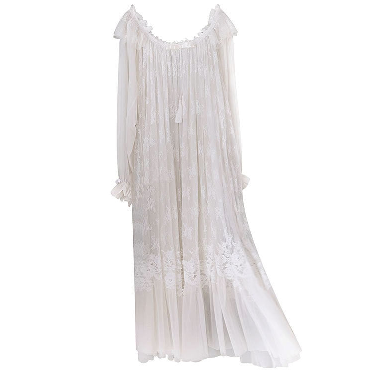 Princess Nightgown- Sleepwear- Lace Nightdress- Women