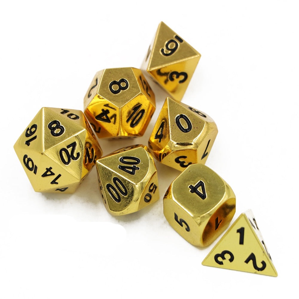 gold-plated-metal-dice-set-polyhedral-dice