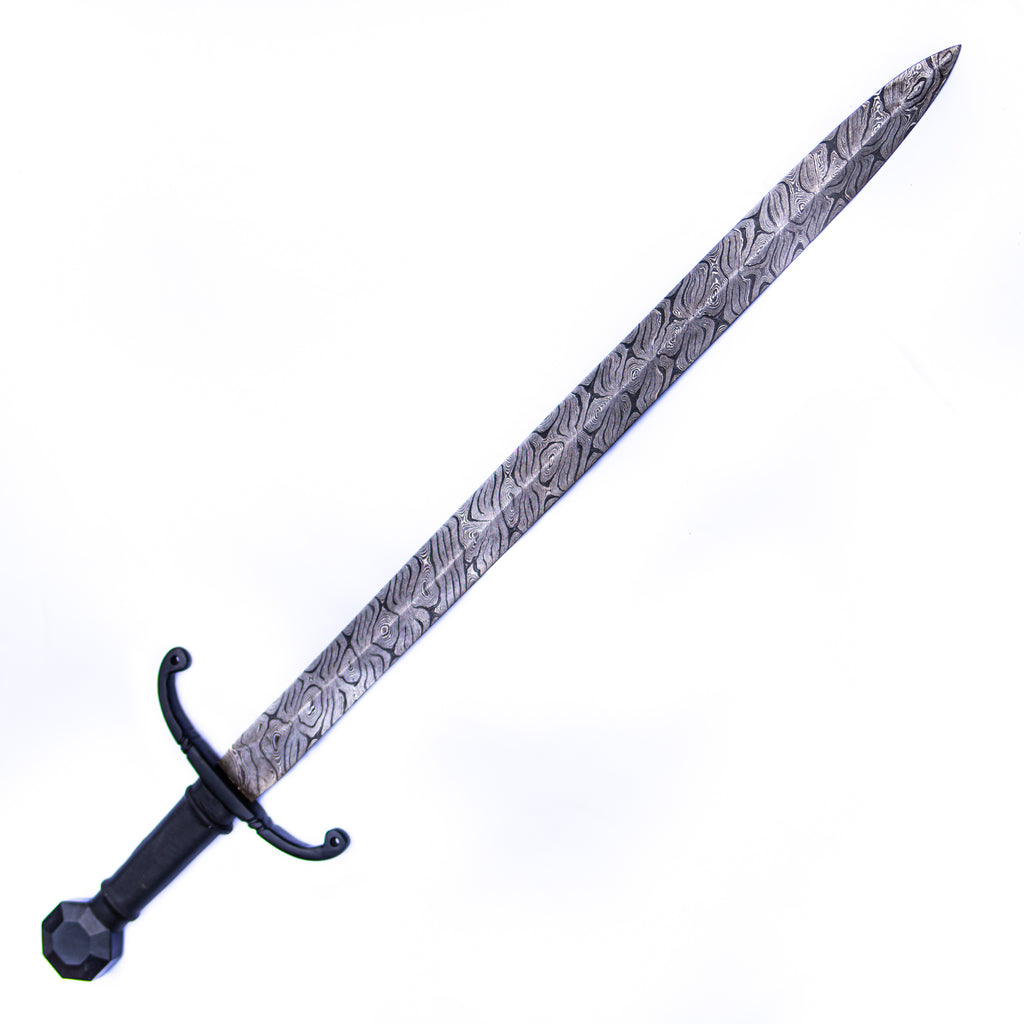 norman-longsword-knightly-sword-high-carbon-damascus-steel-sword-35