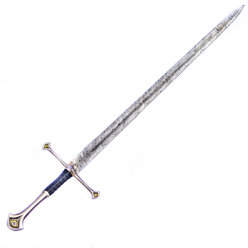 Greatsword Two Handed Longsword High Carbon Damascus Steel 45   IMG0031 1024x1024 