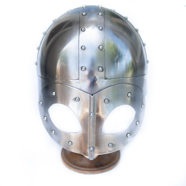 Viking Helmet- Steel- Gjermundbu- Viking Age, Vendel Helmet - Battling ...